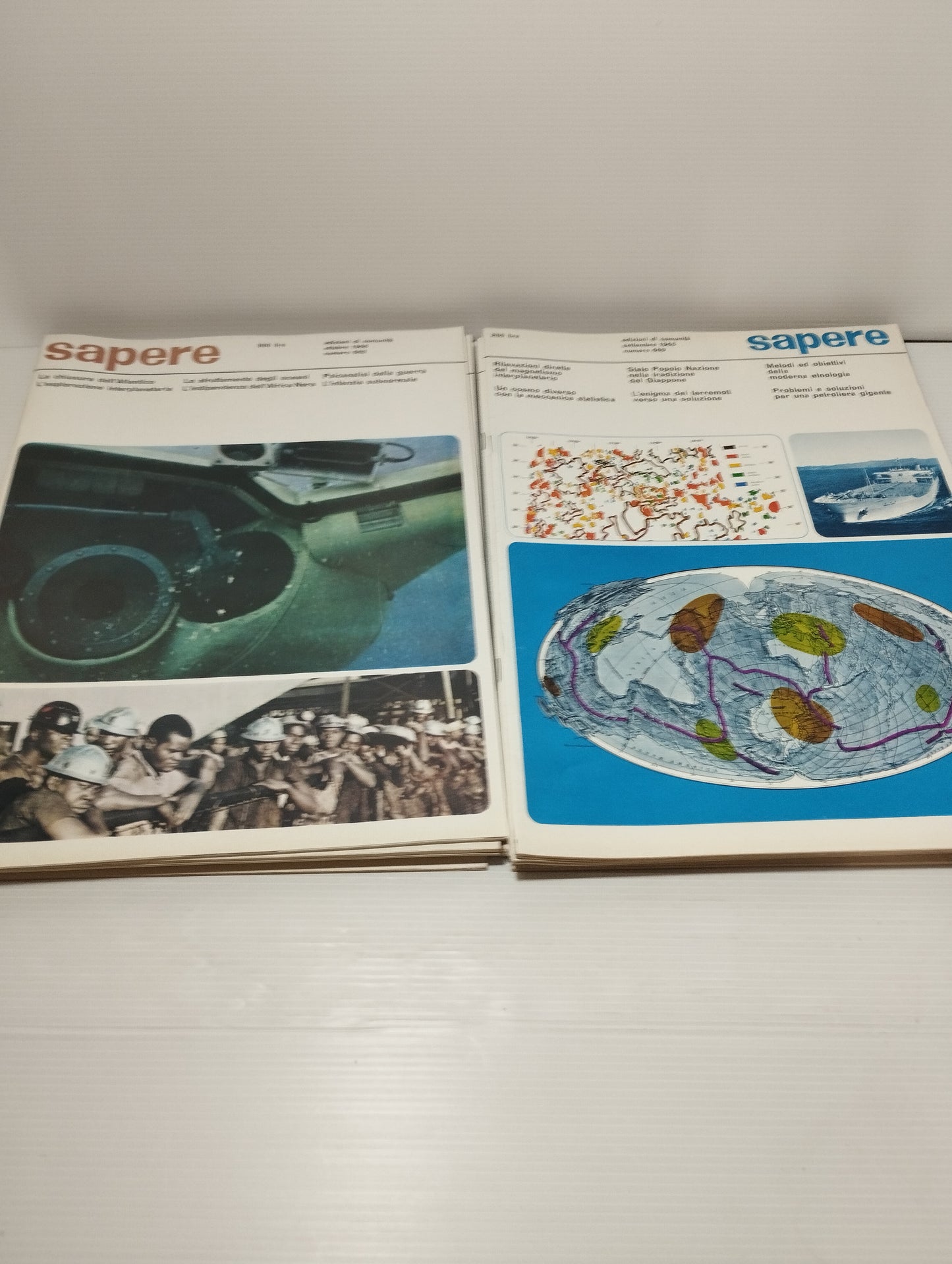 Rivista Sapere 15 Numeri Anno 1965/66/67
Edizioni di Comunità