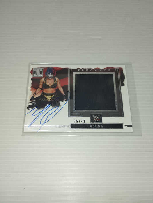 Asuka Wrestler Panini Autografo + materiale indossato/usato dalla Superstar Originali
Limitata in vendita la n.26/49