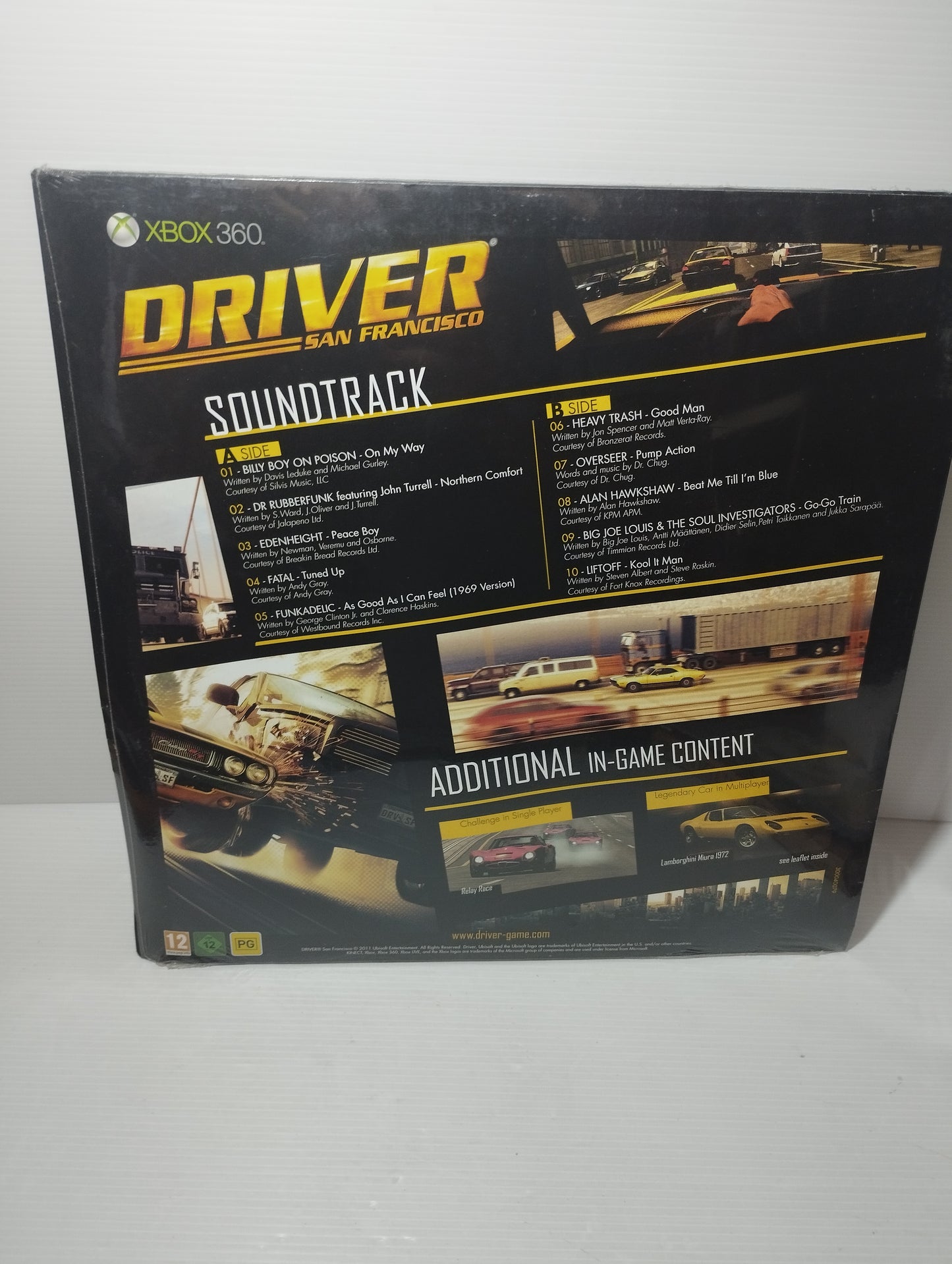 Sounds Of San Francesco Driver LP Xbox360
Edito nel 2011 Ubisoft sigillato