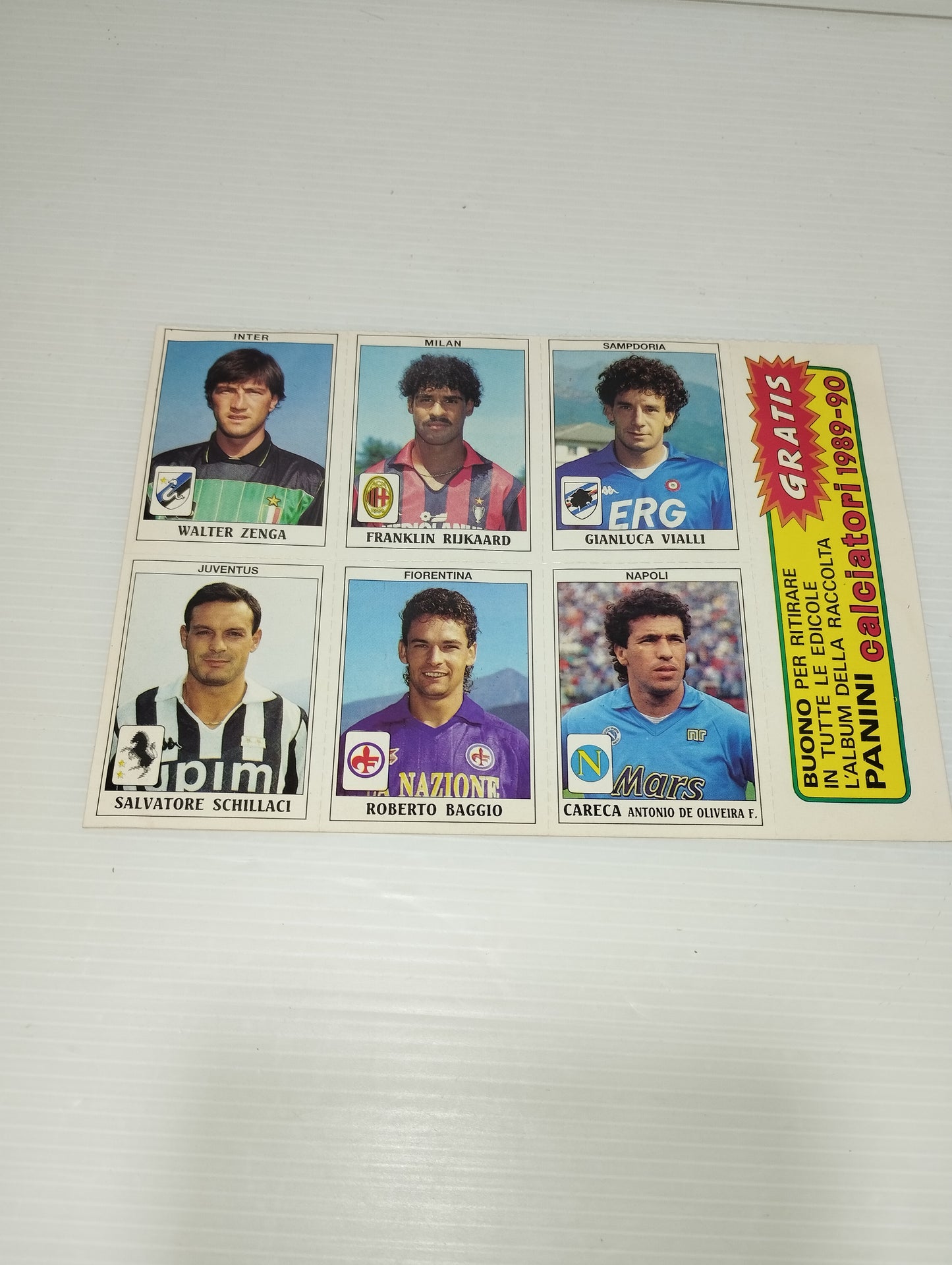 Panini Buono Album Calciatori 1989/90 Con Figurine