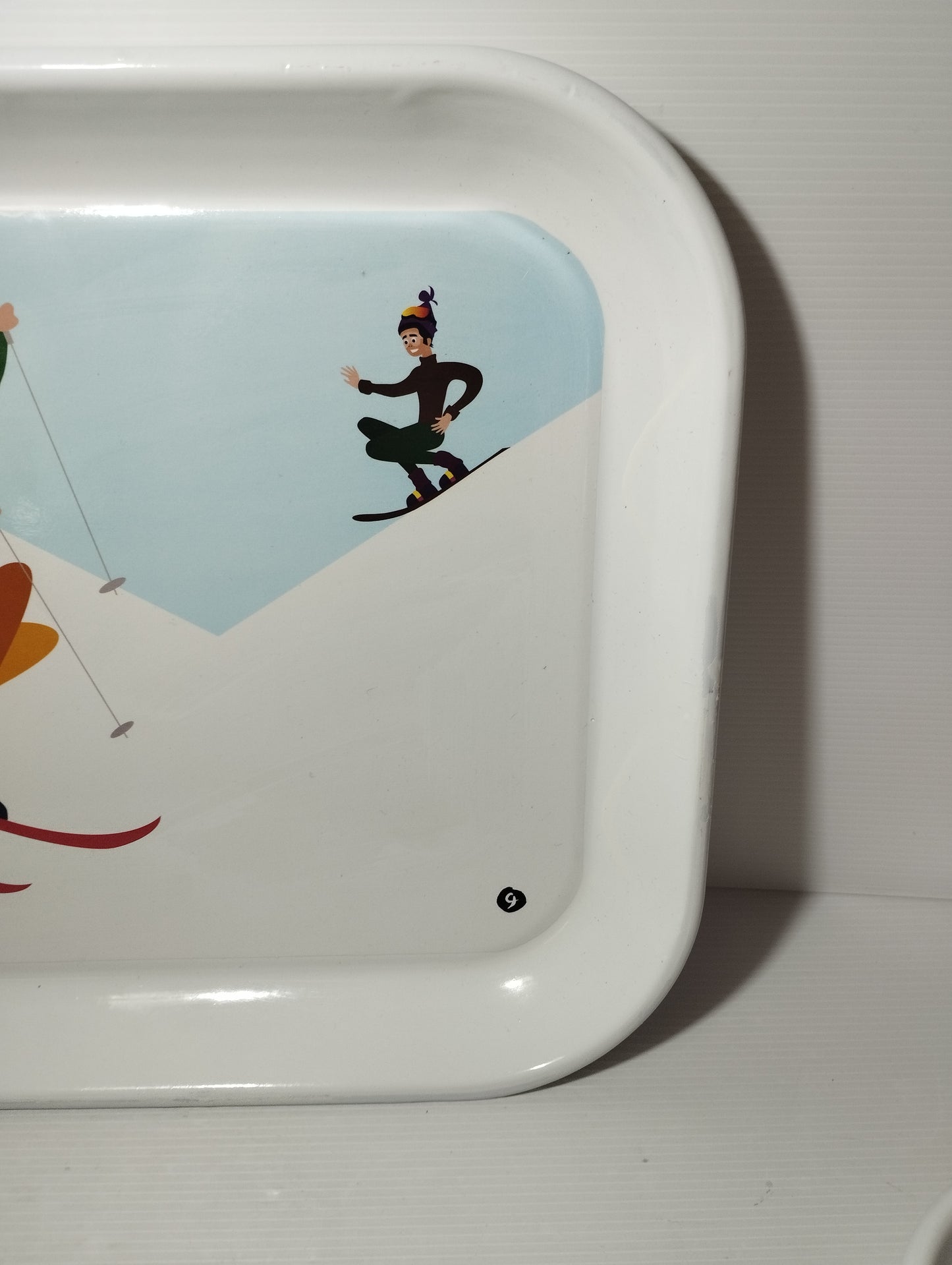 Vassoio Ski Fun C.Jaunez in Metallo Smaltato
Dimensioni 41 x 32 cm