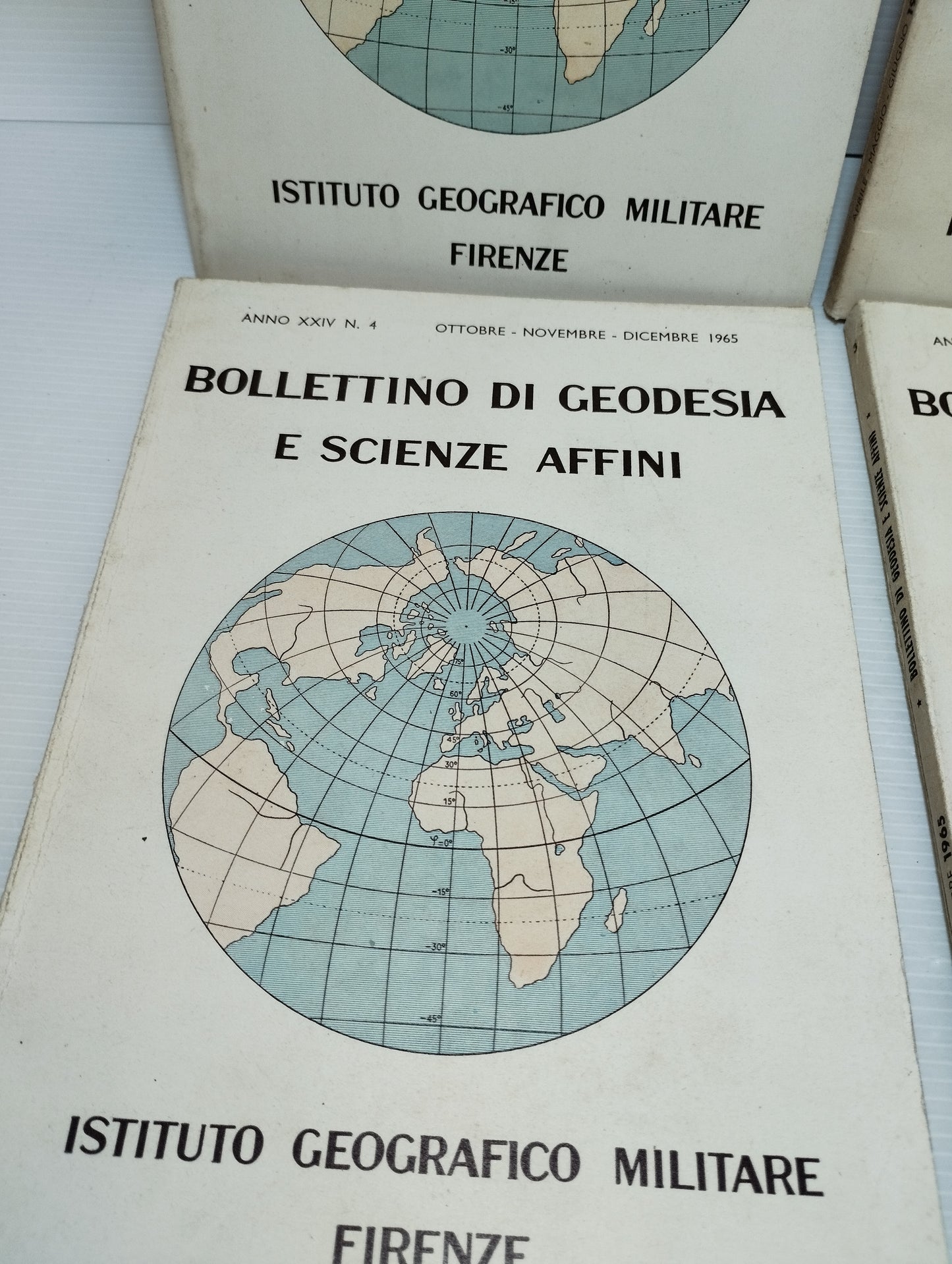 4 Bollettini Di Geodesia E Scienze Affini Anni 60 
Istituto Geografico Militare Firenze