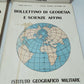 4 Bollettini Di Geodesia E Scienze Affini Anni 60 
Istituto Geografico Militare Firenze