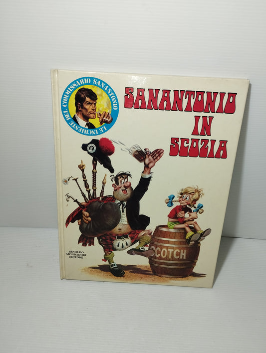 Sanantonio In Scozia Libro A Fumetti Edito nel 1974 da Arnoldo Mondadori Editore
Prima Edizione