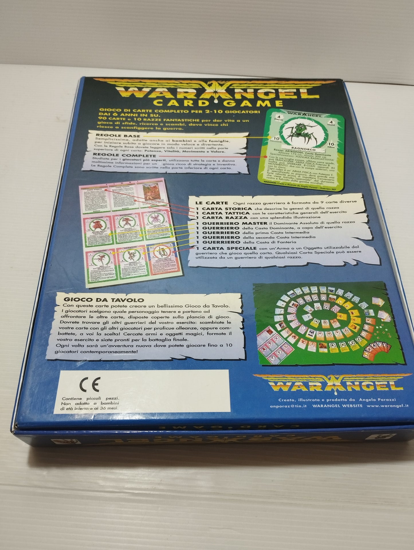 Gioco Warrior Angel Card Game Non Controllato Nei Numero Di Pezzi