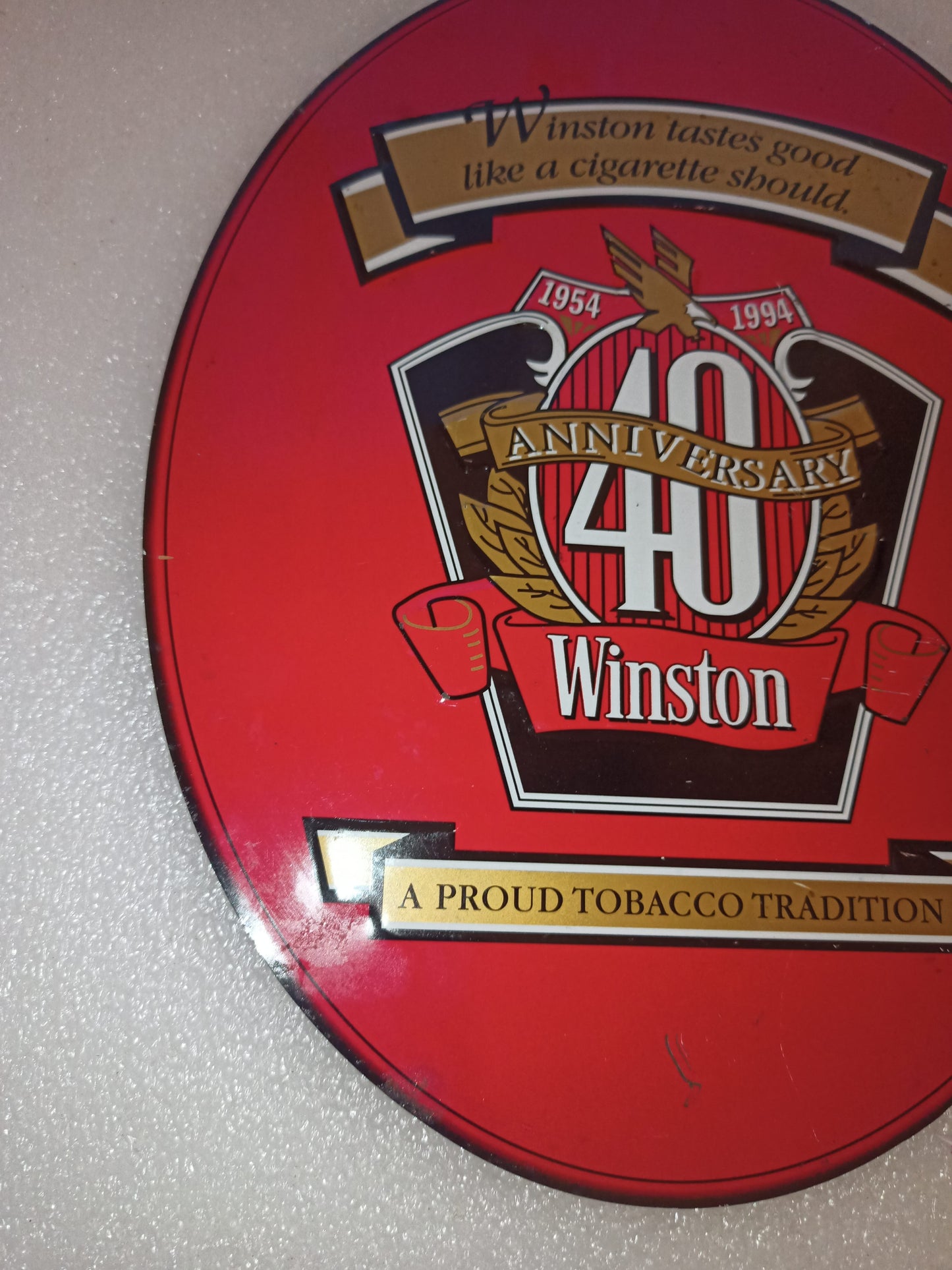 Targa Winston Cigarette 40° Anniversary

in Metallo