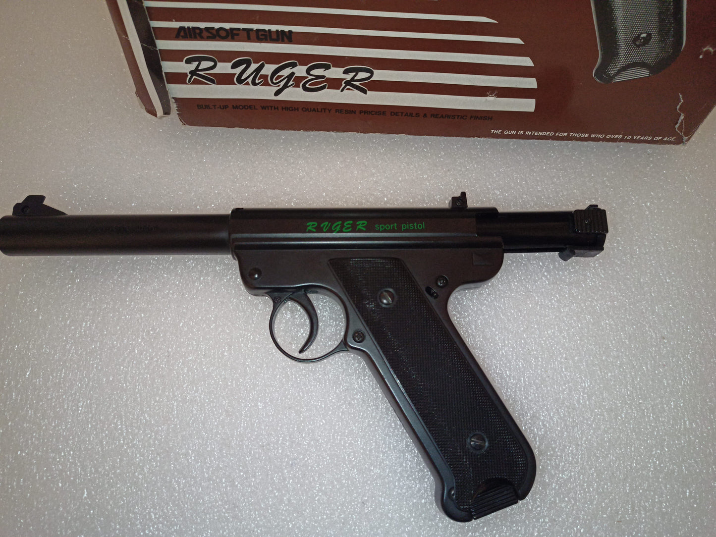 Pistola Giocattolo Ruger Airsoftgun 6mm Vintage
In plastica