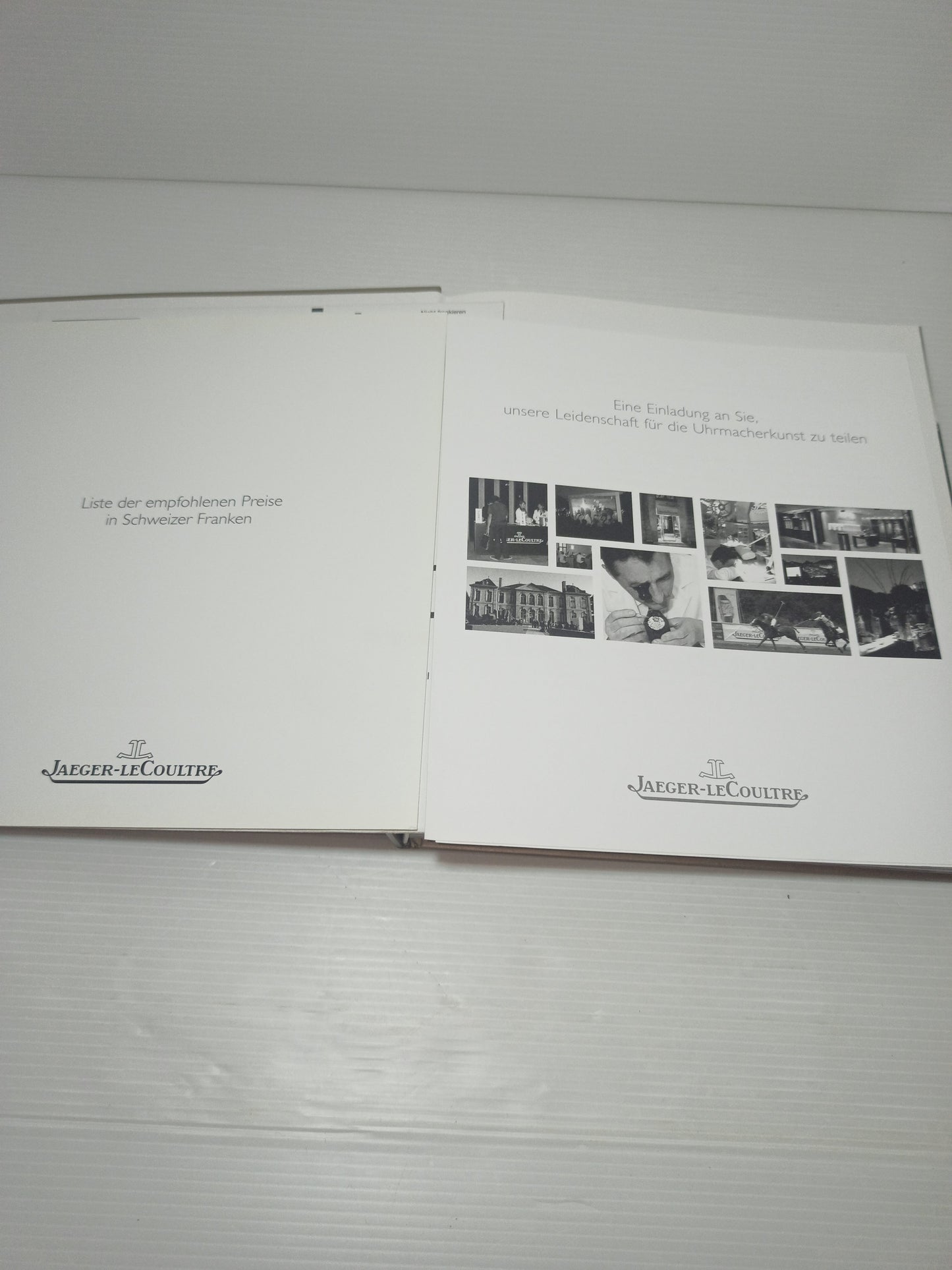 Jaeger-LeCoultre Catalogo Edizione 2008
Copertina rigida