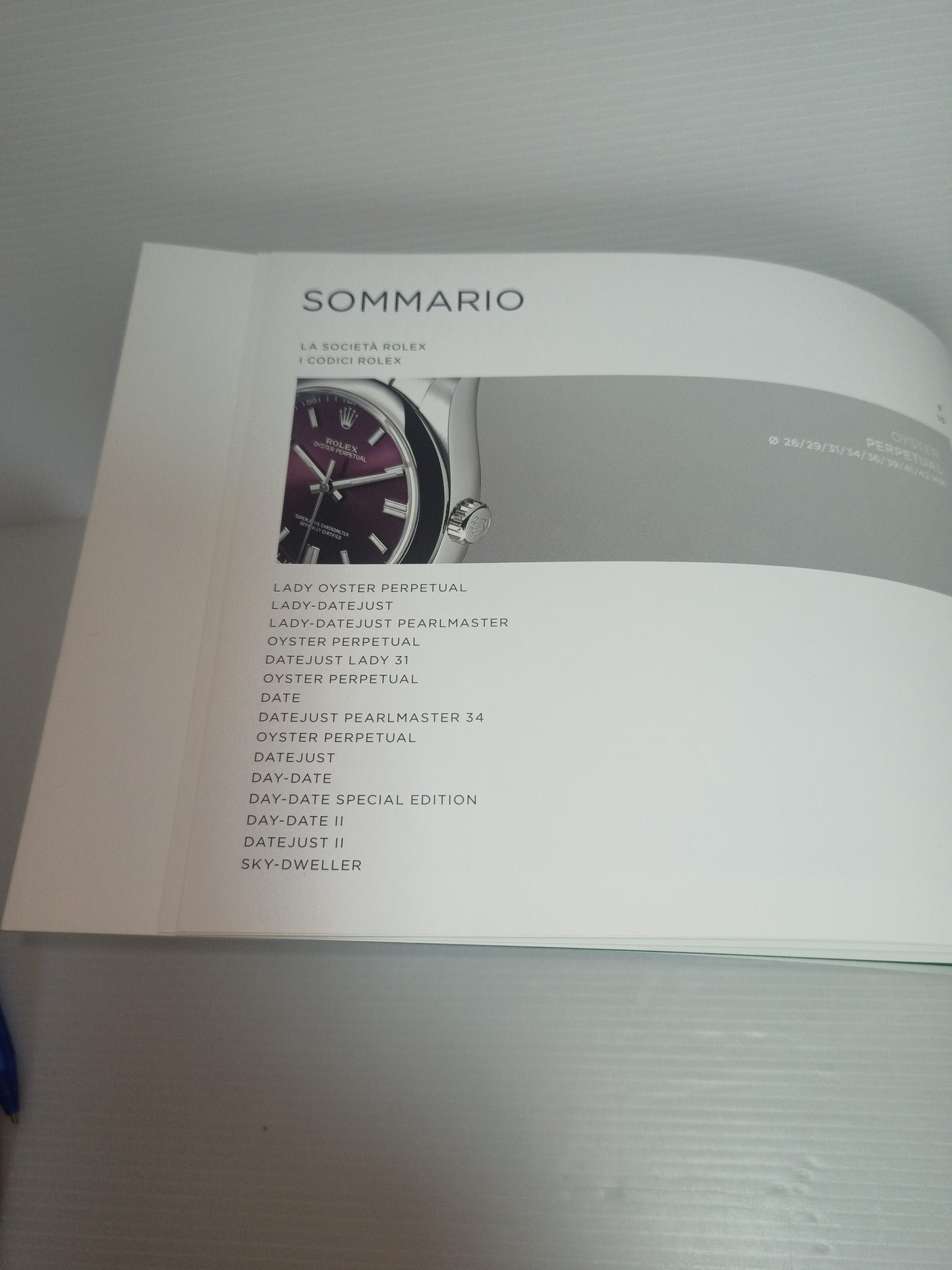 Rolex Catalogo Edizione 2014/2015
Stampato in Svizzera