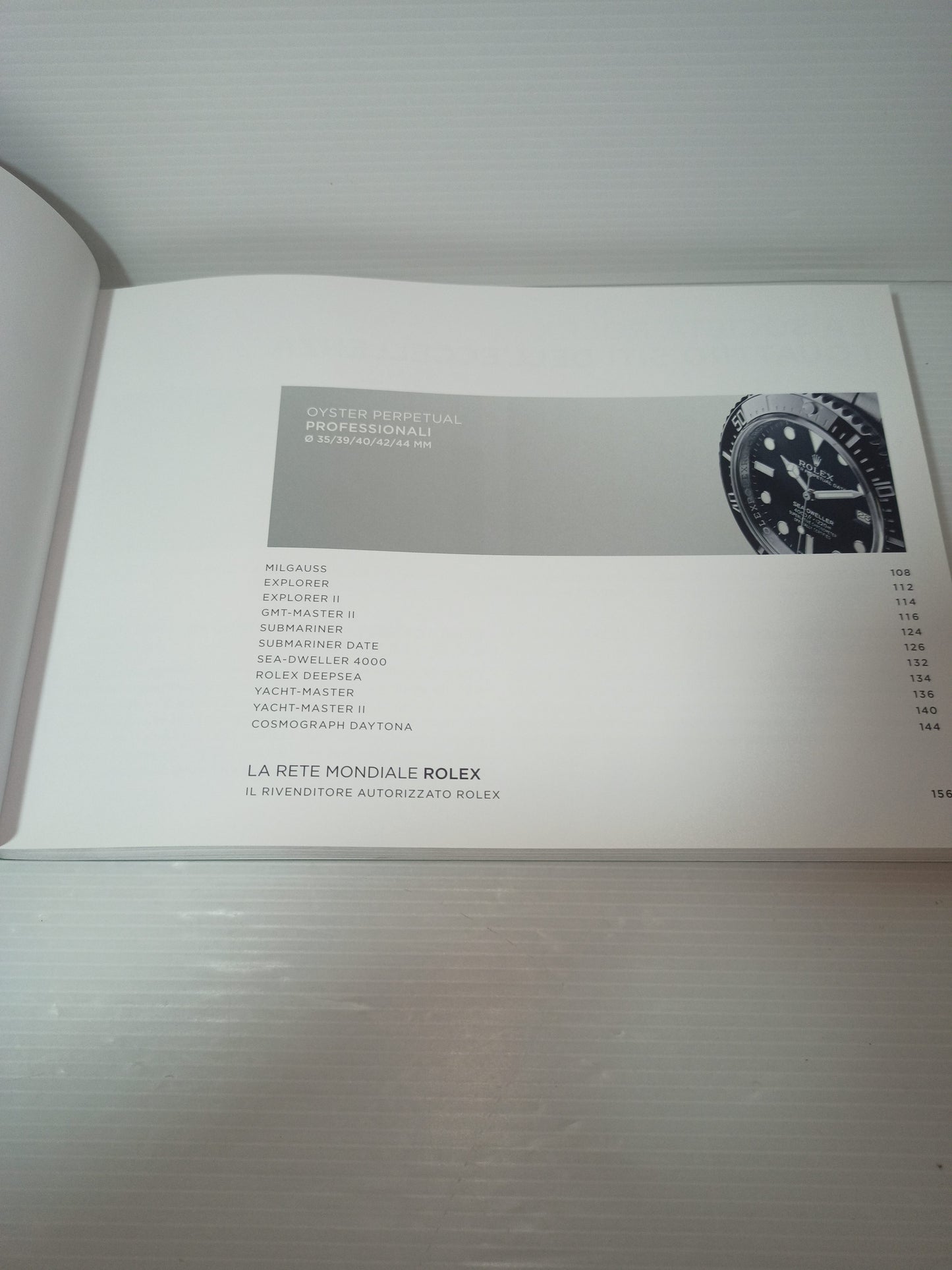 Rolex Catalogo Edizione 2014/2015
Stampato in Svizzera