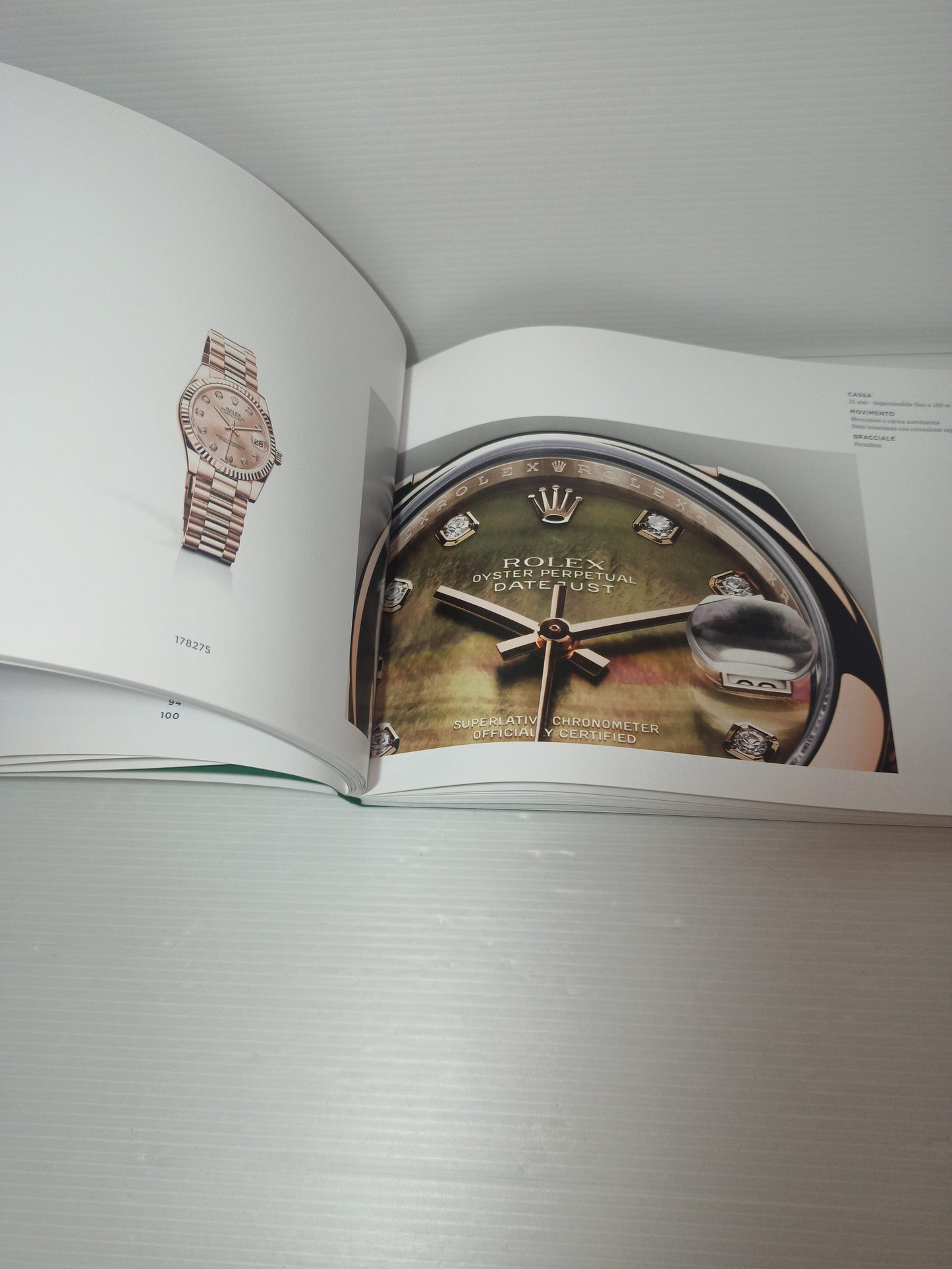 Rolex Catalogo Edizione 2014/2015
Stampato in Svizzera