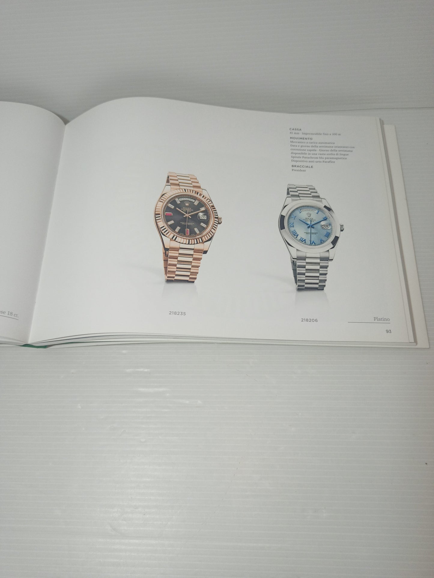 Rolex Catalogo Edizione 2014/2015
Stampato in Svizzera