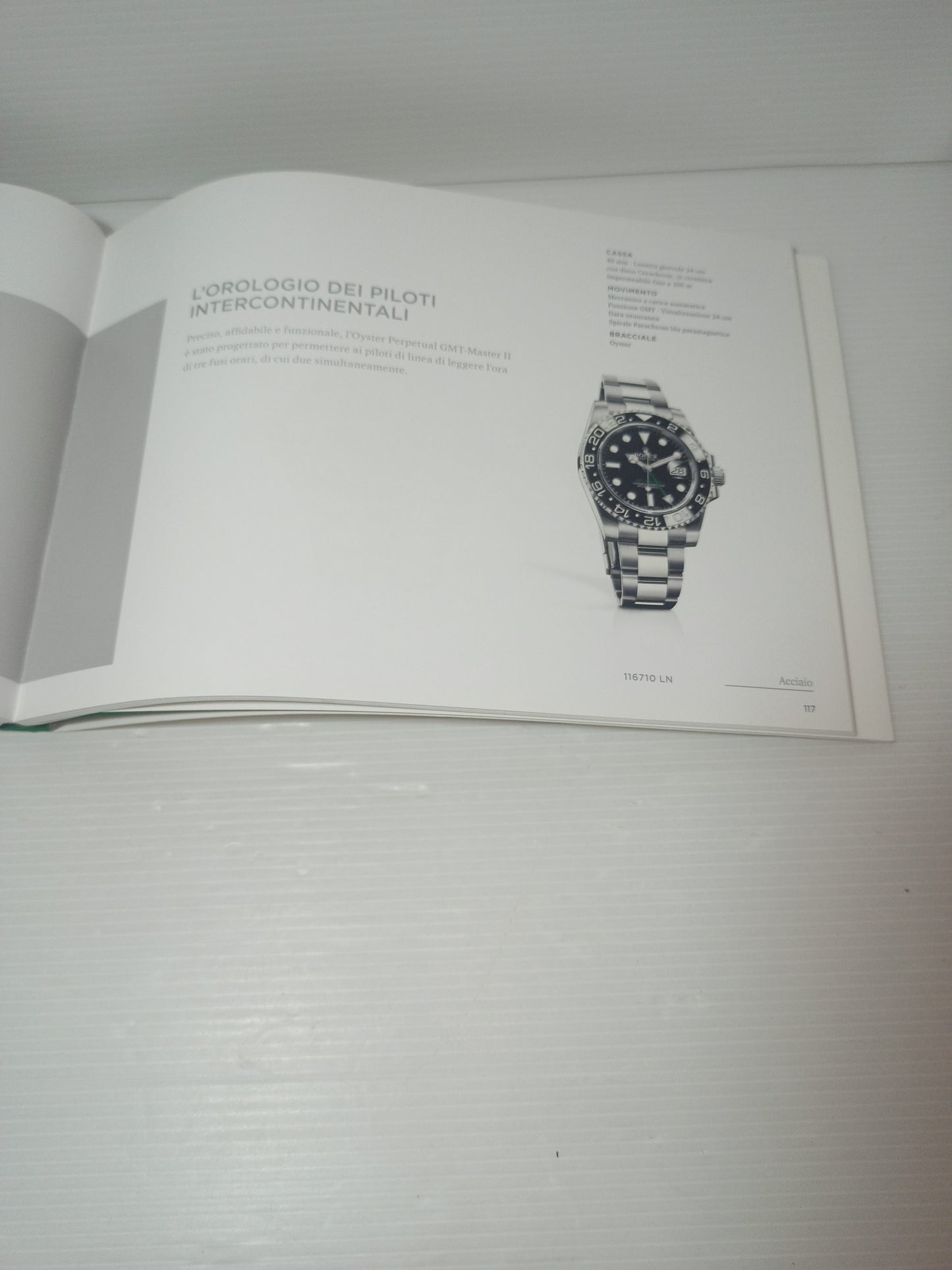 Rolex Catalogo Edizione 2014/2015
Stampato in Svizzera