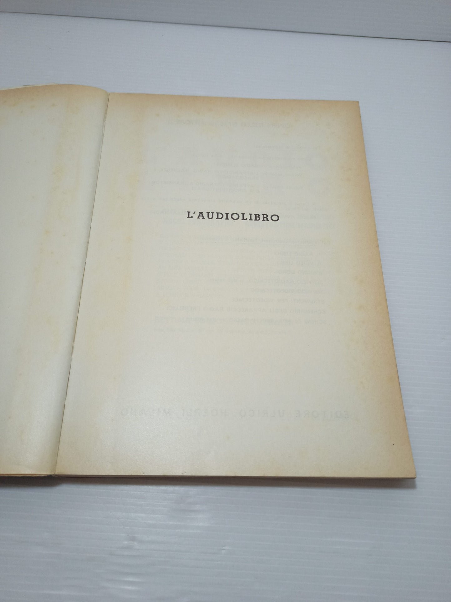 L'Audio Libro Ravalico Hoepli 
Edito nel 1973
Settima Edizione Aggiornata