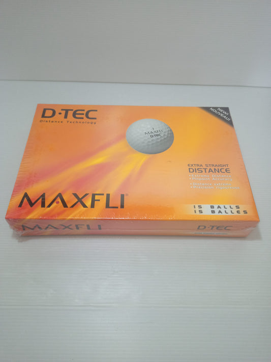 MaxFli D-Tec 15 Balls
Extra Straight Distance
Made in the U.S.A