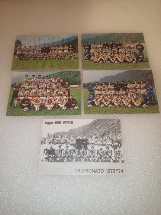 5 Cartoline Hurrà Juventus Anni 70
Misure 15,5 x 10,5 cm