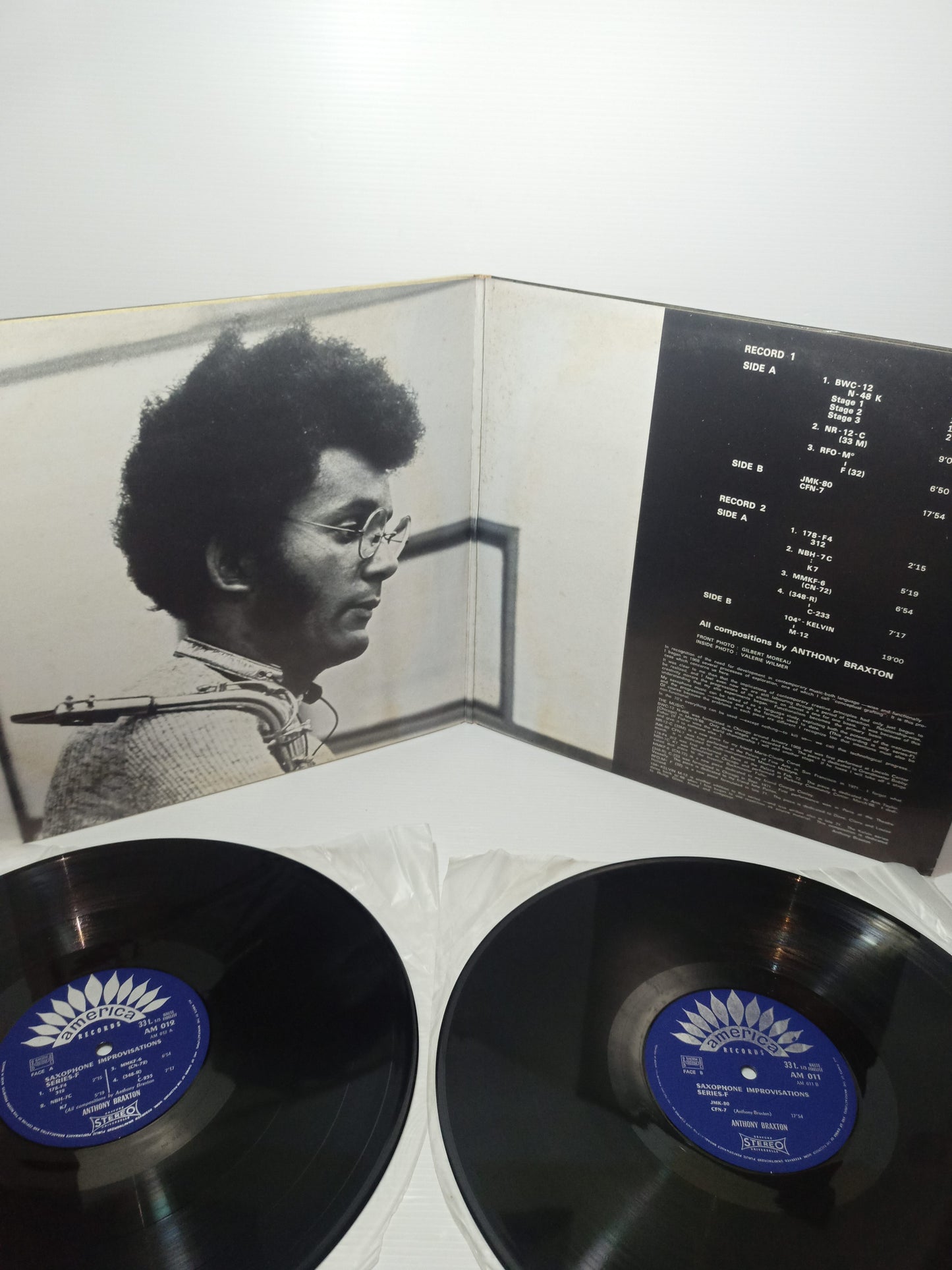 Saxophone Improvisations Series F Anthony Braxton 2  LP 33 giri