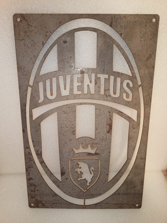 Targa Con Logo Juventus In Metallo Traforato
Da parete
Misure 42 x 27 cm circa