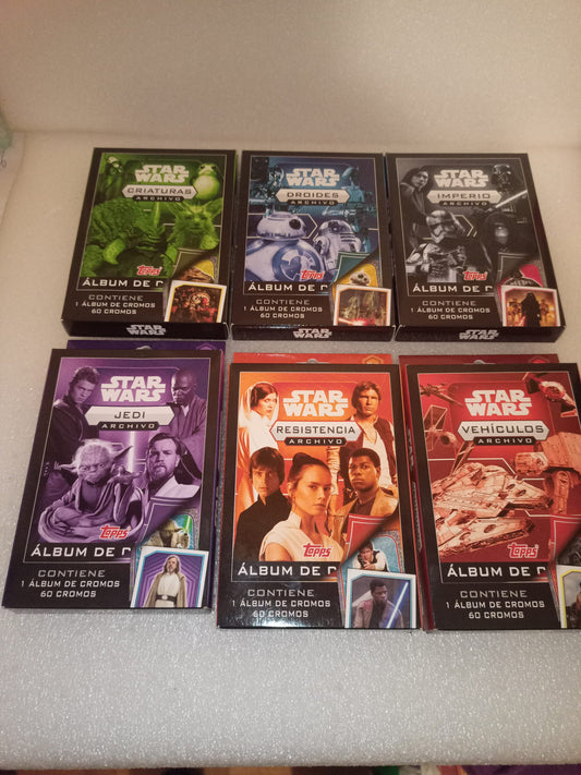 Star Wars Collezione 6 Confezioni Topps
Edizione spagnola