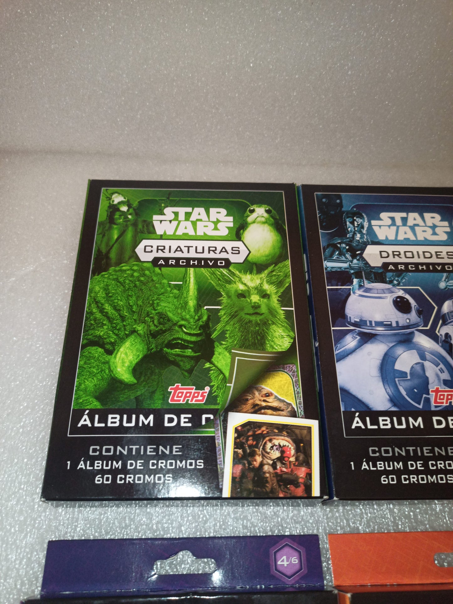 Star Wars Collezione 6 Confezioni Topps
Edizione spagnola