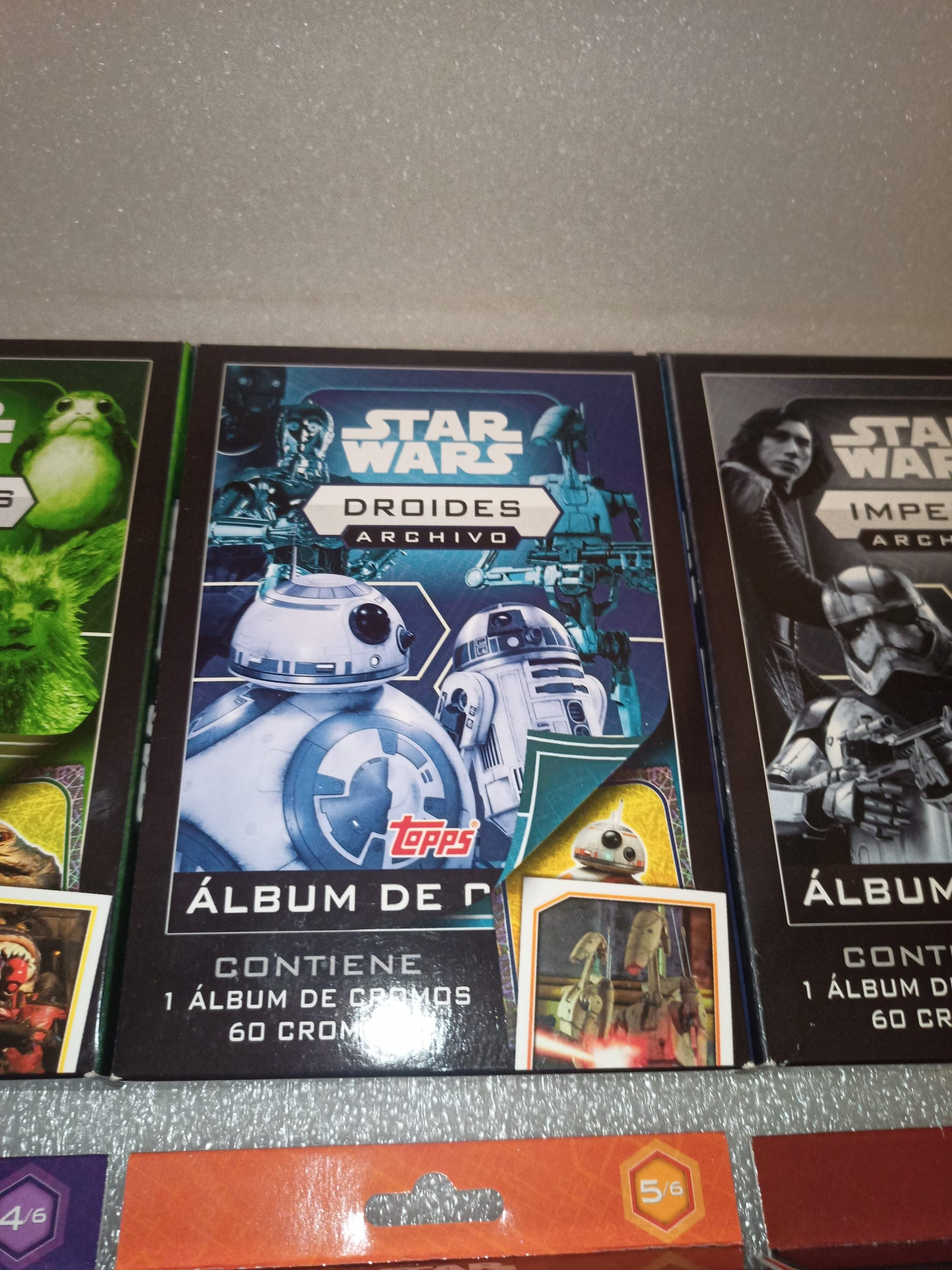 Star Wars Collezione 6 Confezioni Topps
Edizione spagnola