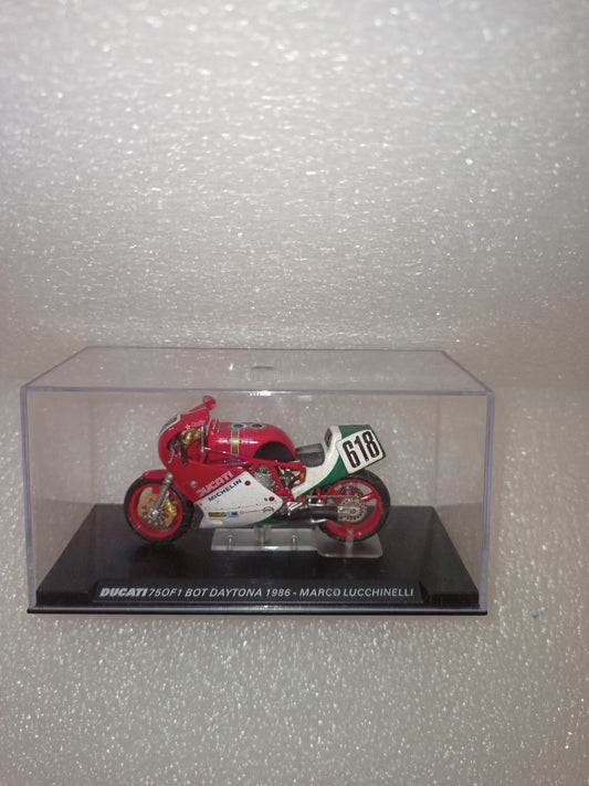 Ducati 750F1 Bot Daytona 1986 Marco Lucchinelli 
Scala 1:24