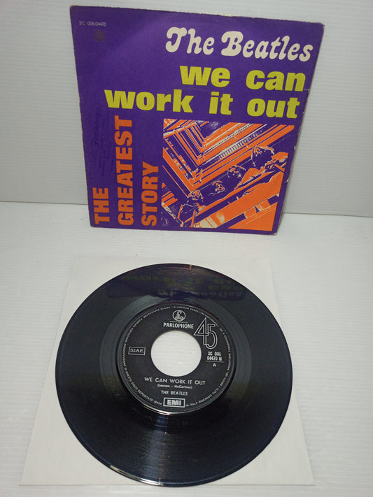 We Can Work It Out/Day trip per The Beatles

The Greatest Story 45 Giri