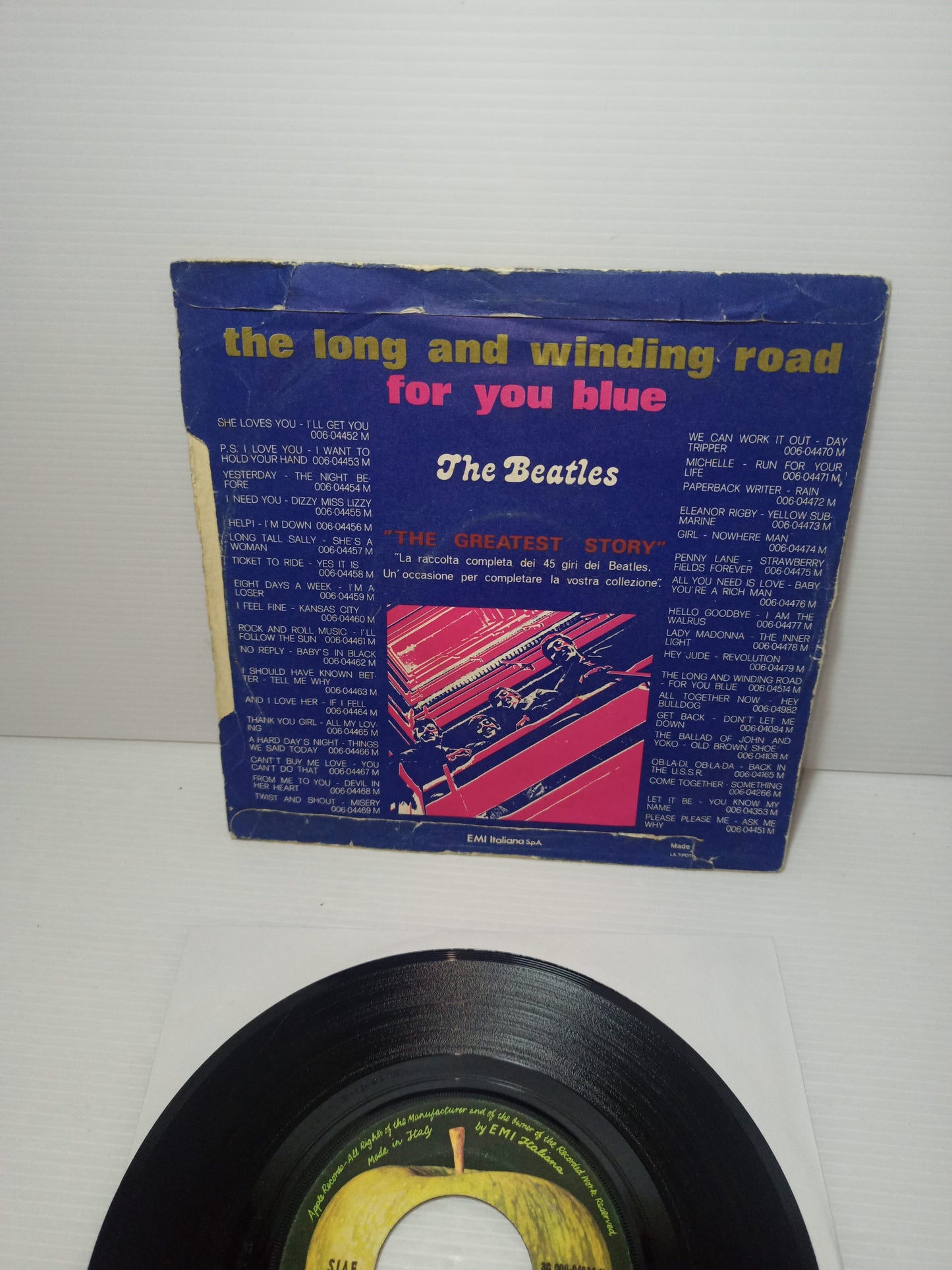 The long and winding Road/For you Blue The Beatles
The Greatest Story 45 Giri