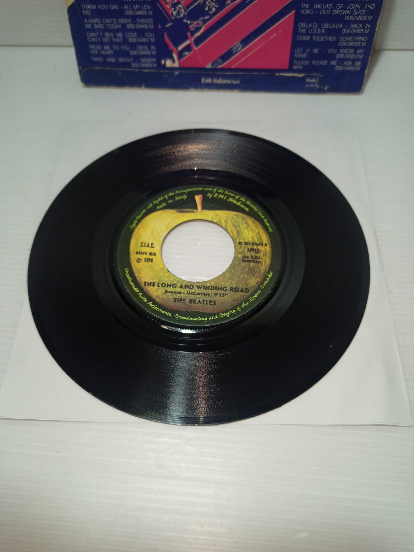 The long and winding Road/For you Blue The Beatles
The Greatest Story 45 Giri