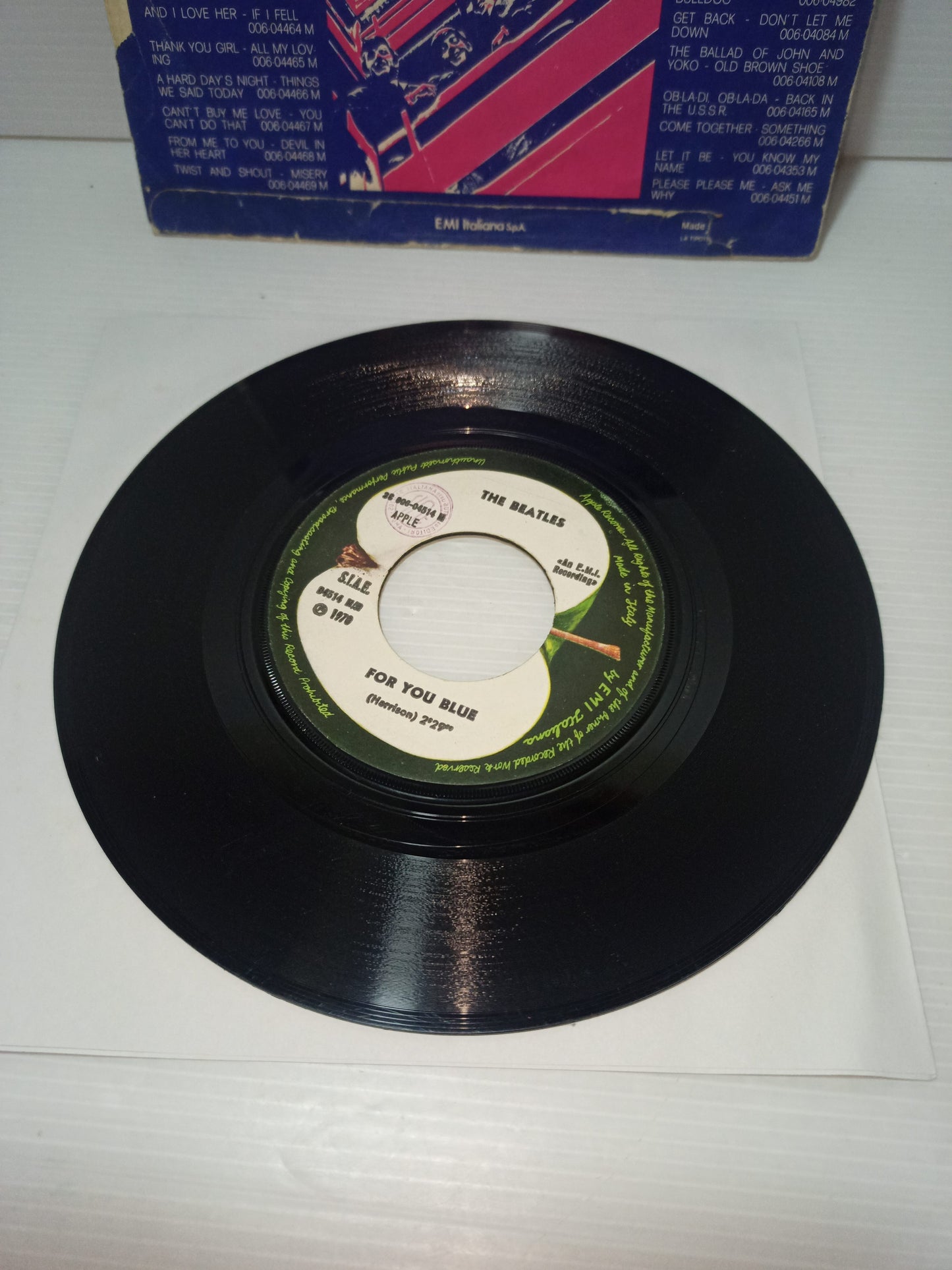 The long and winding Road/For you Blue The Beatles
The Greatest Story 45 Giri