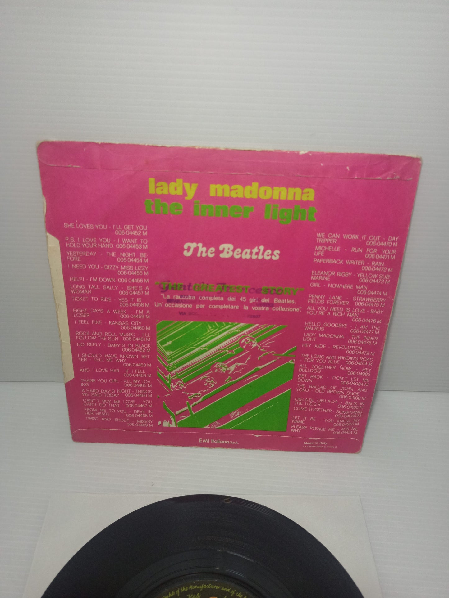 Lady Madonna/the inner light The Beatles
The Greatest Story 45 Giri