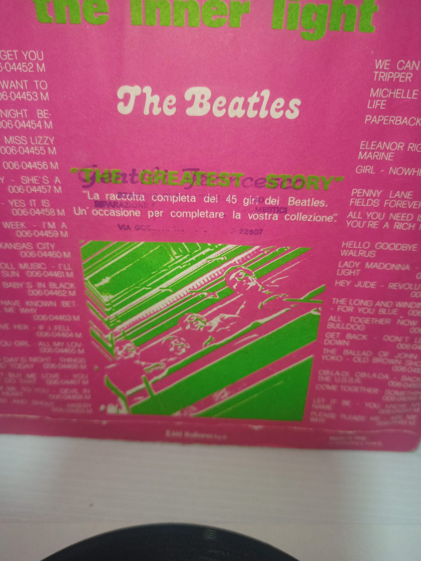 Lady Madonna/the inner light The Beatles
The Greatest Story 45 Giri