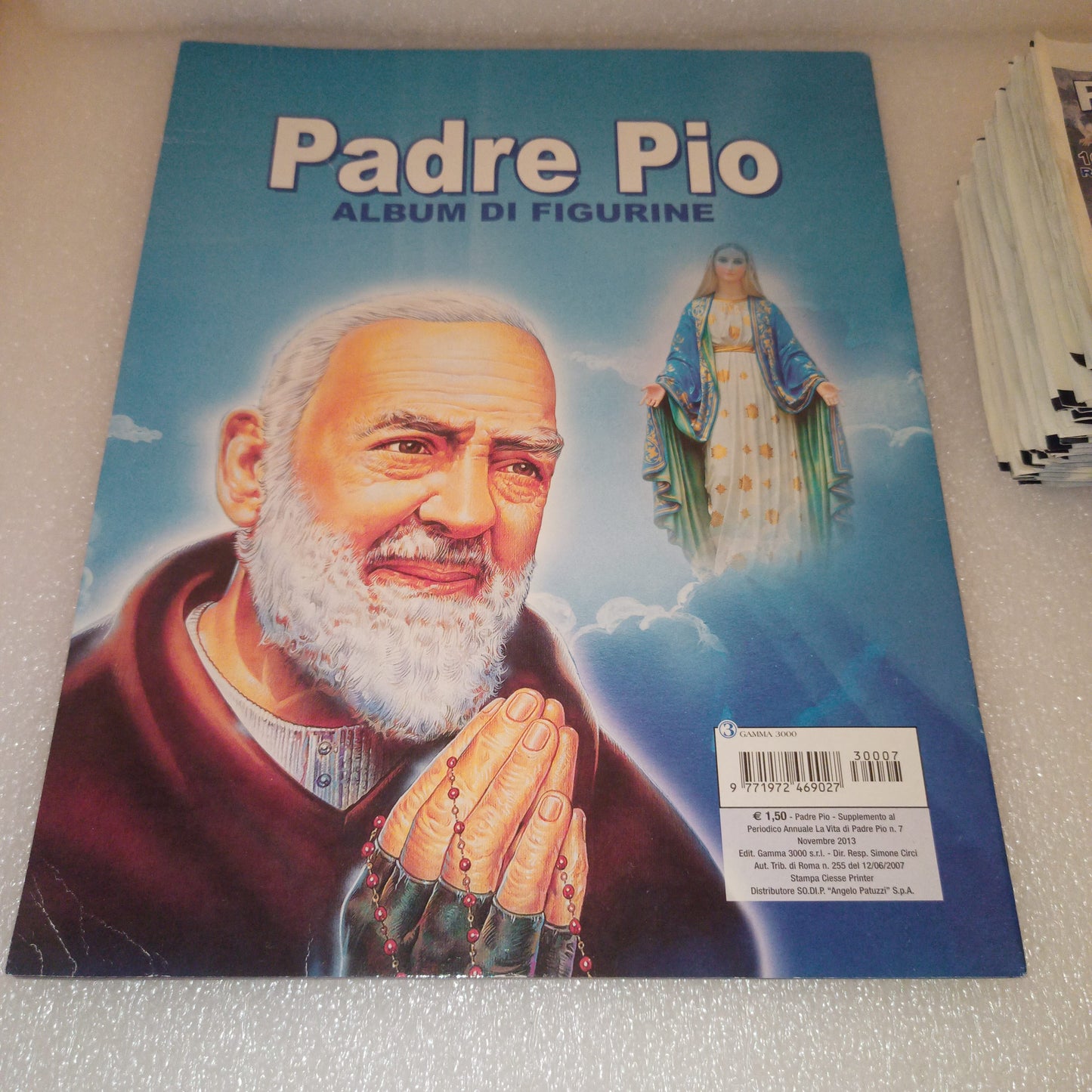 Padre Pio Album Di Figurine Vuoto + 55 Pacchetti sigillati