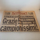 Tuttosport Grazie Campionissimi Mondiali Calcio Spagna 1982
Copia originale del Lunedì 12 luglio 1982