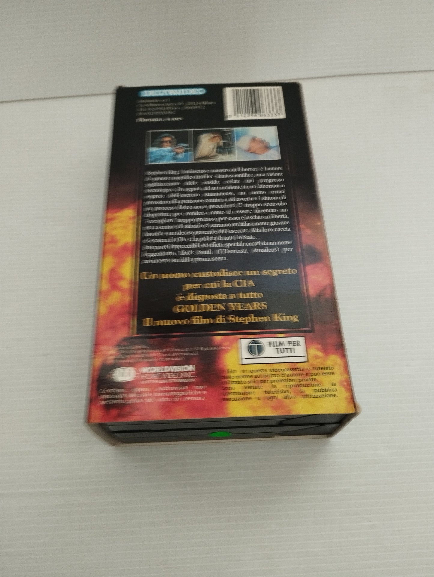 Golden Years Stephen Kings 2 Vhs Edite nel 1991 da DeltaVideo