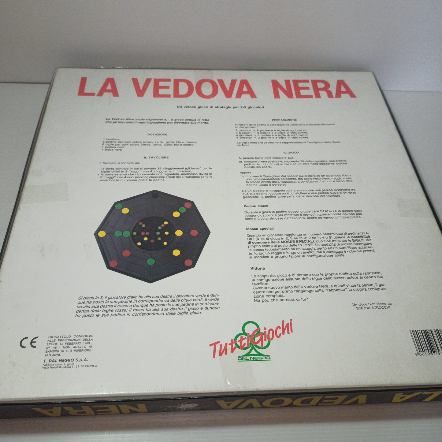 La vedova Nera Gioco da Tavolo
Prodotto da Dal Negro
Gioco di Strategia