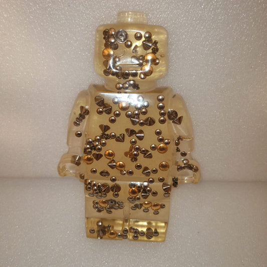 Scultura Robot In Resina Con Inserti In Metallo
Misure 24,5 x 16 Cm