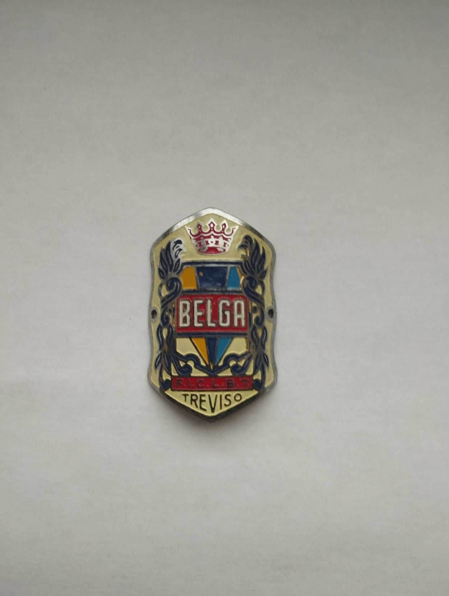 Placchetta Fregio Cicli Belga Treviso
In Metallo