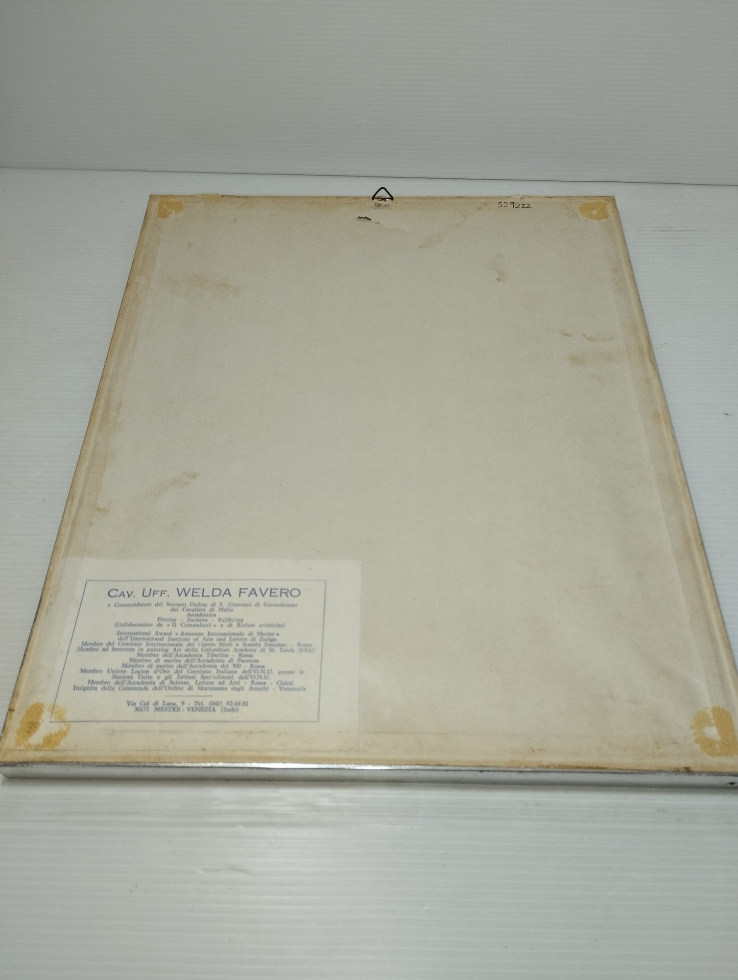 Minatore Xilografia Welda Favero

Firmata

Dimensioni quadro 33 x 27