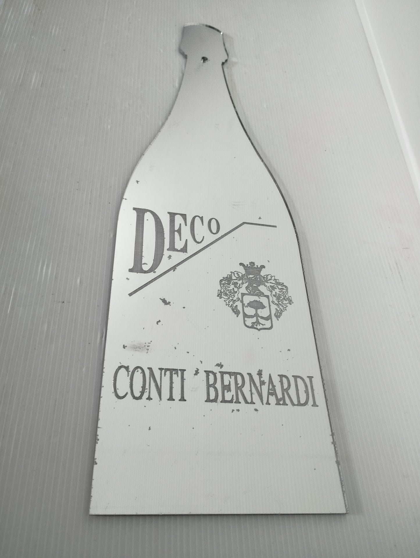 Insegna Pubblicitaria Deco Conti Bernardi In Plexiglass
Effetto specchio