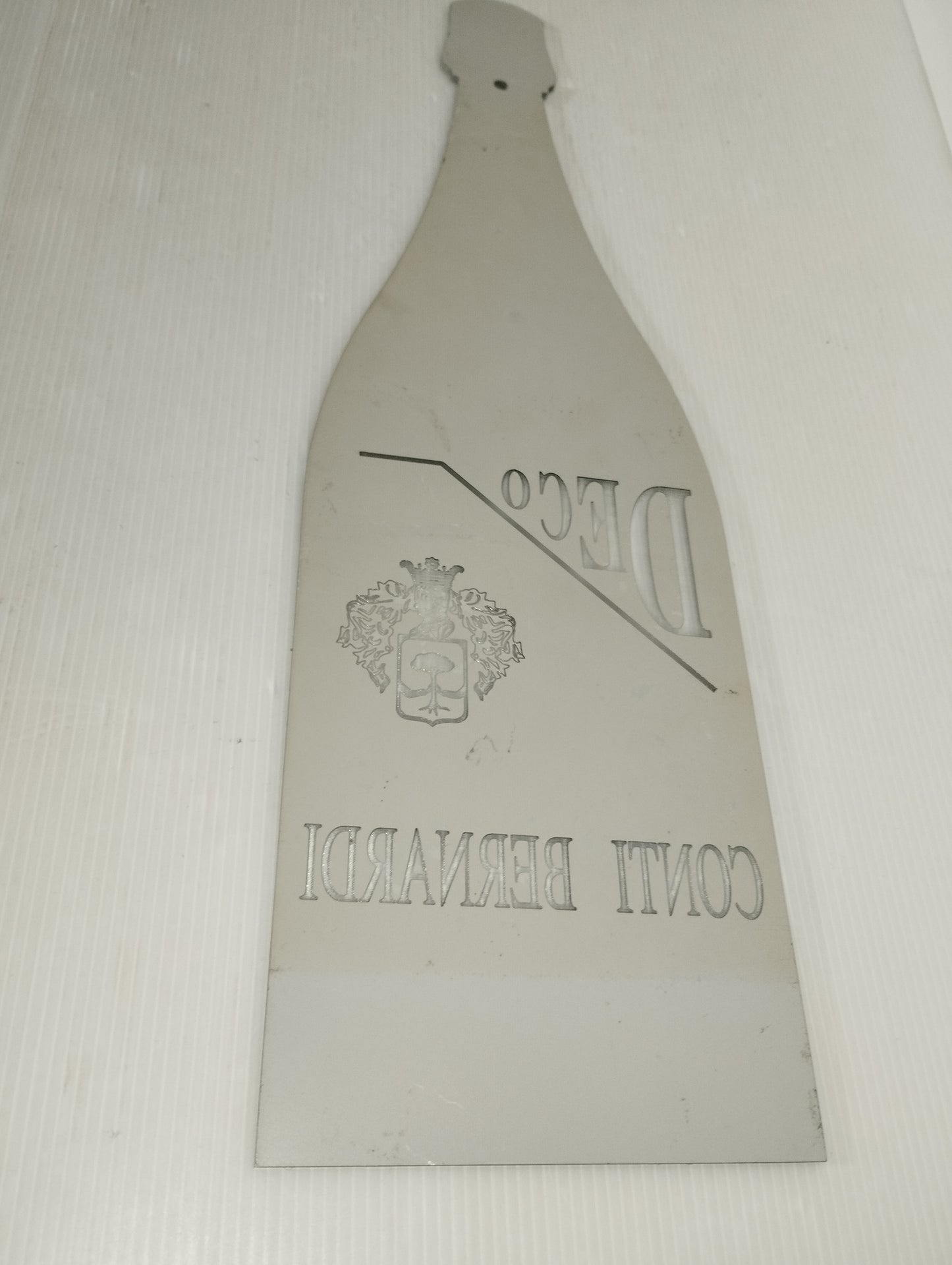 Insegna Pubblicitaria Deco Conti Bernardi In Plexiglass
Effetto specchio