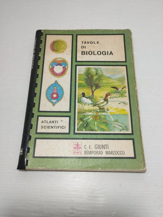 Tavole Di Biologia Giunti Anni 60
Seconda edizione riveduta e corretta