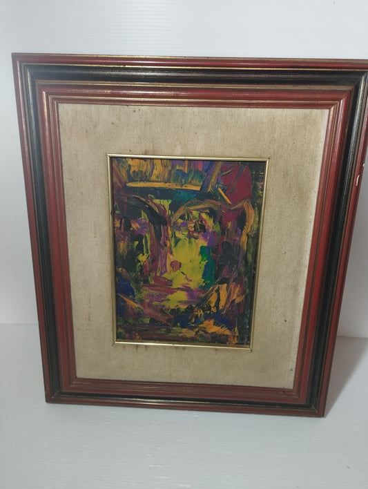 Quadro Astratto Firmato Alex
Dipinto su pannello