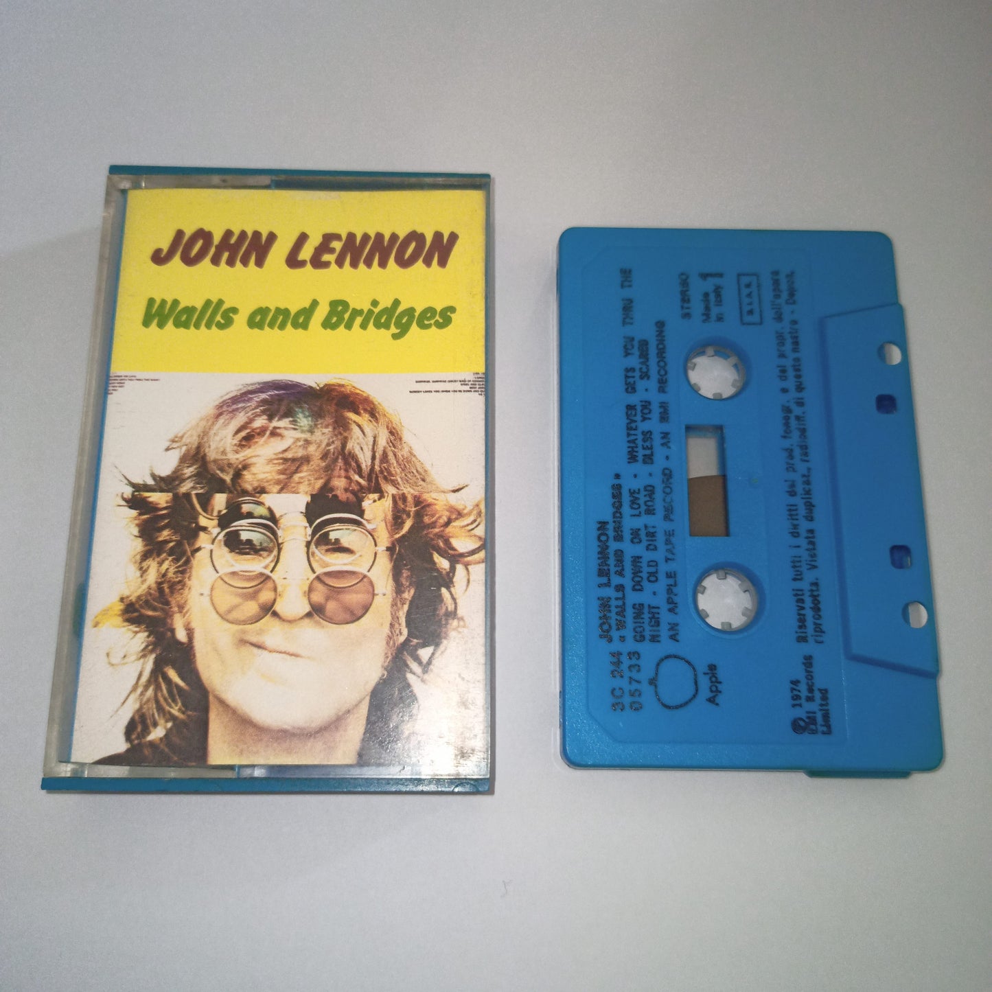 Wall And Bridges John Lennon Musicassetta Edita nel 1974 da Apple EMI Cod.3C 244 05733