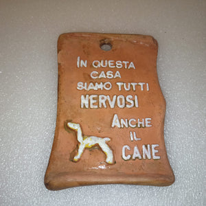 Formella Con Proverbio In Cotto Vintage
Misure formella 16 x 11,5 cm circa
Da appendere