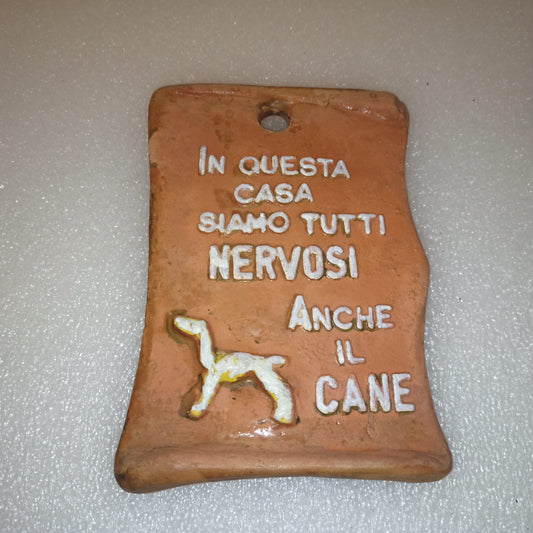 Formella Con Proverbio In Cotto Vintage
Misure formella 16 x 11,5 cm circa
Da appendere