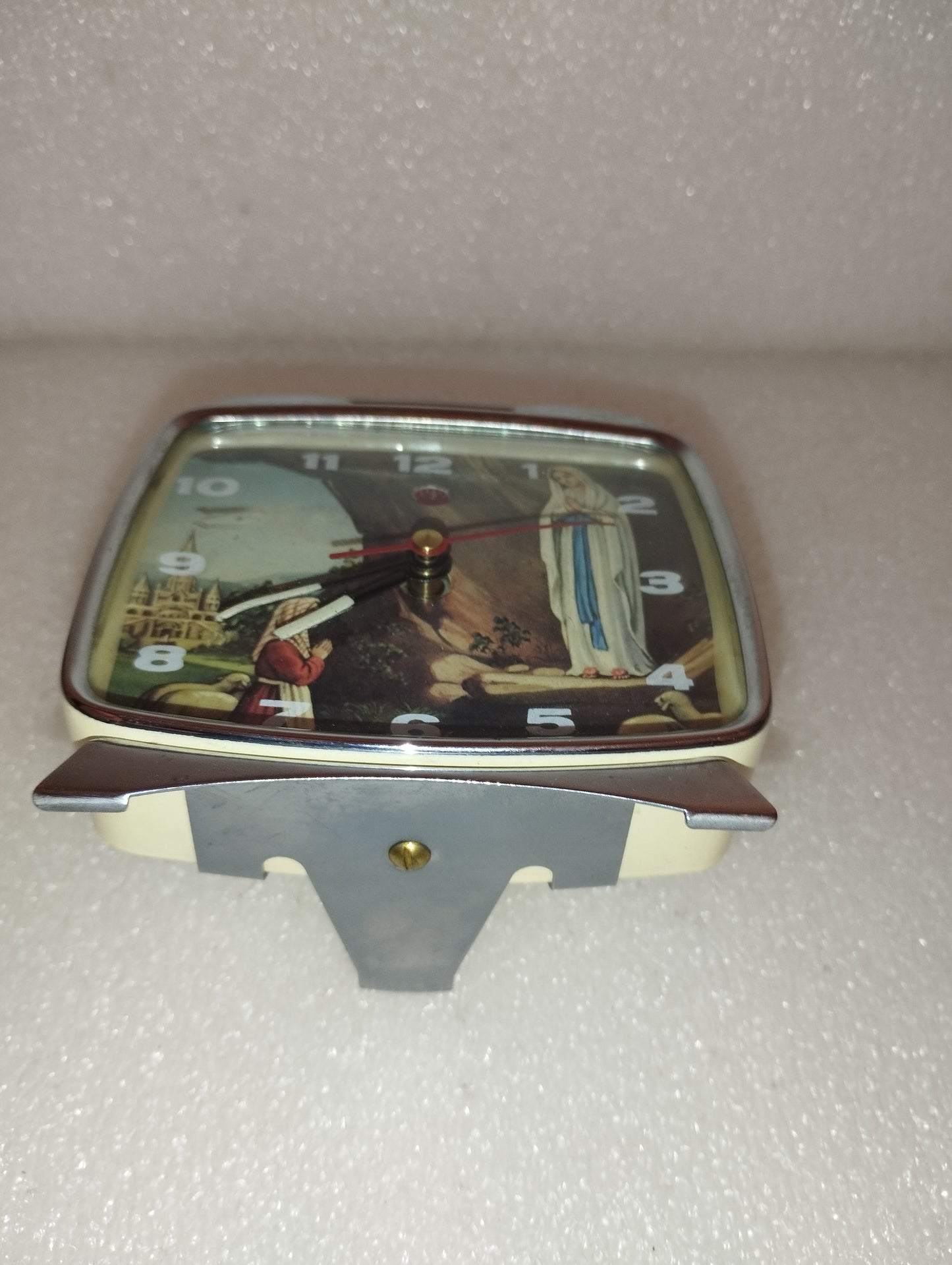Orologio Sveglia Madonna Di Lourdes Vintage da revisionare