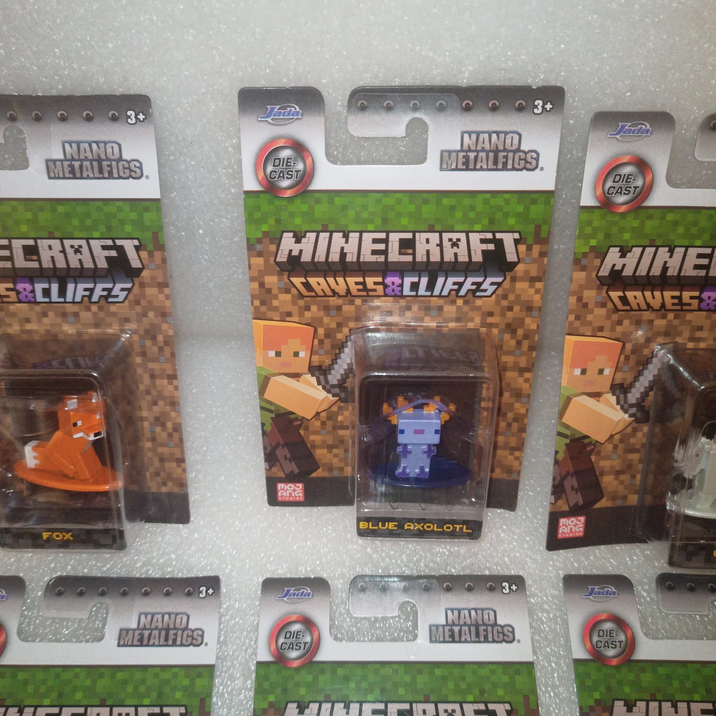 6 Minecraft Caves&Cliffs Die Cast
Jada Die Cast Nano Metalfigs