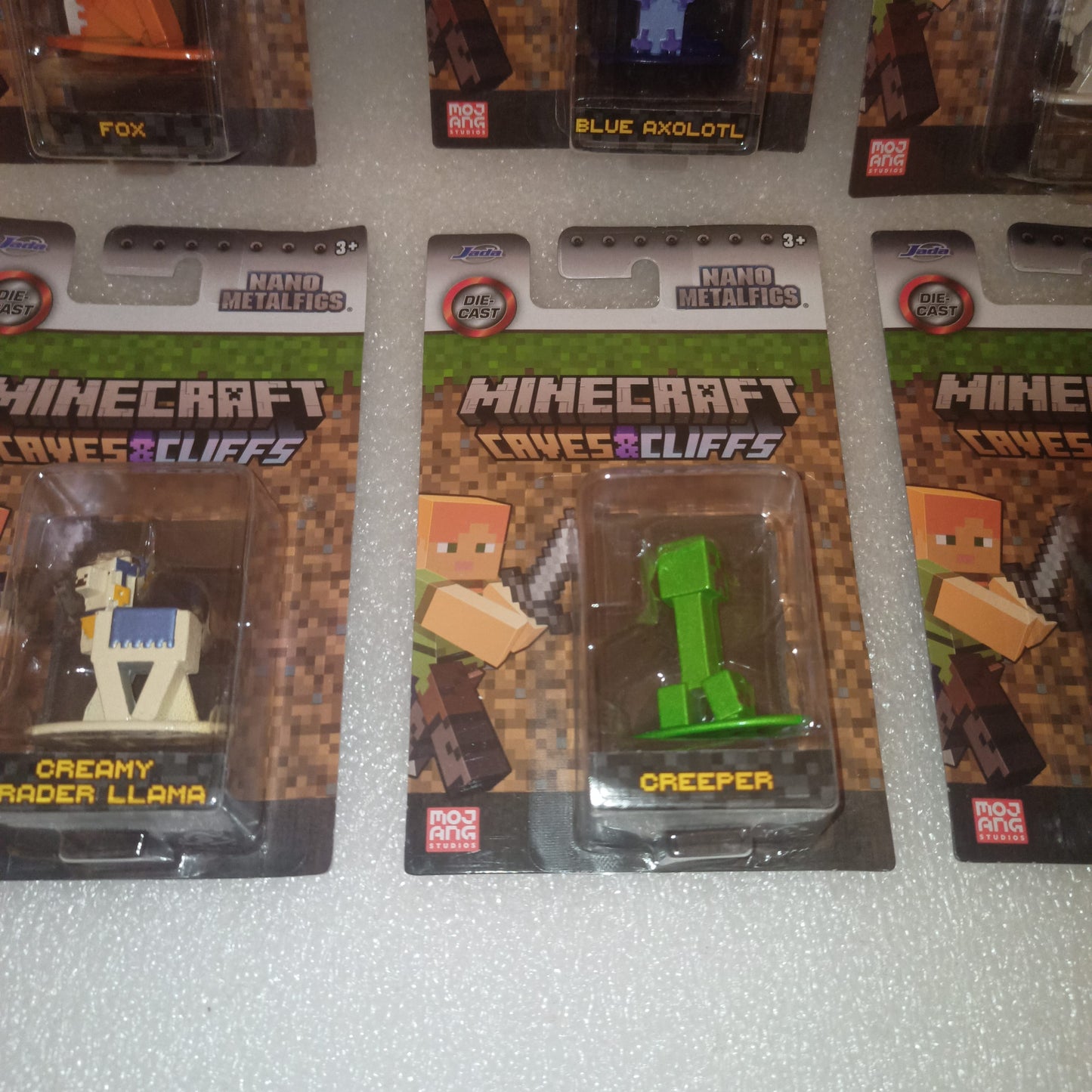 6 Minecraft Caves&Cliffs Die Cast
Jada Die Cast Nano Metalfigs