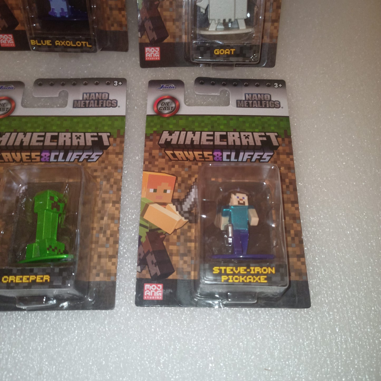 6 Minecraft Caves&Cliffs Die Cast
Jada Die Cast Nano Metalfigs